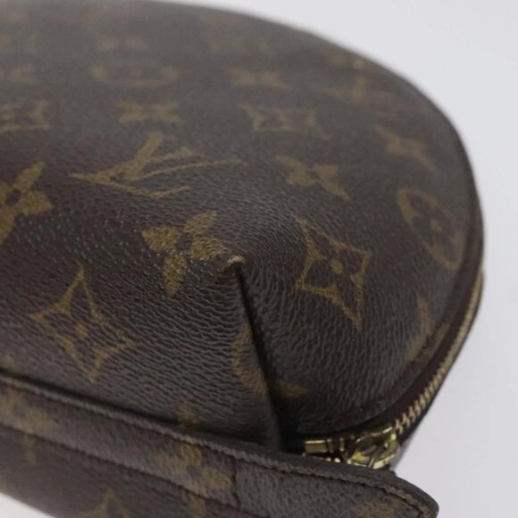 LOUIS VUITTON Monogram Trousse Demi Ronde Cosmetic Pouch M47520 LV Auth bs27472 - Picture 5 of 16